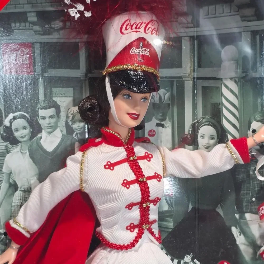 NEW COCA-COLA MAJORETTE BARBIE DOLL COLLECTOR EDITION 2001 MATTEL #53974
